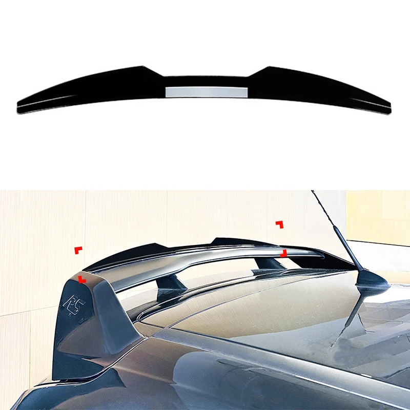 

Car Rear Trunk Boot Spoiler Wing For Ford Focus MK3 RS 2011-2018 Rear Roof Spoiler Wing Body Kits Tuning