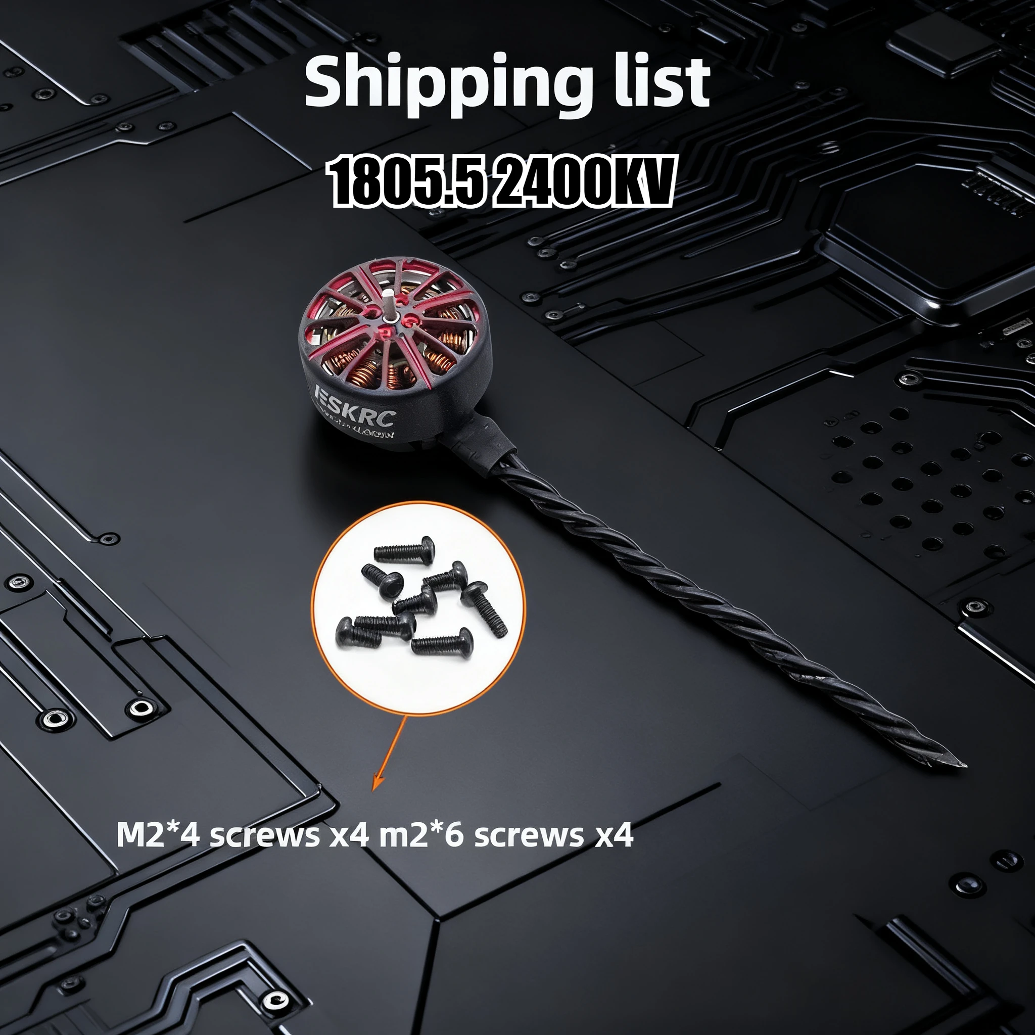

1805.5 2400KV FPV электромобиль racing flower cross machine 3 inch 3.5 inch inverted rack brushless motor полетный контроллер