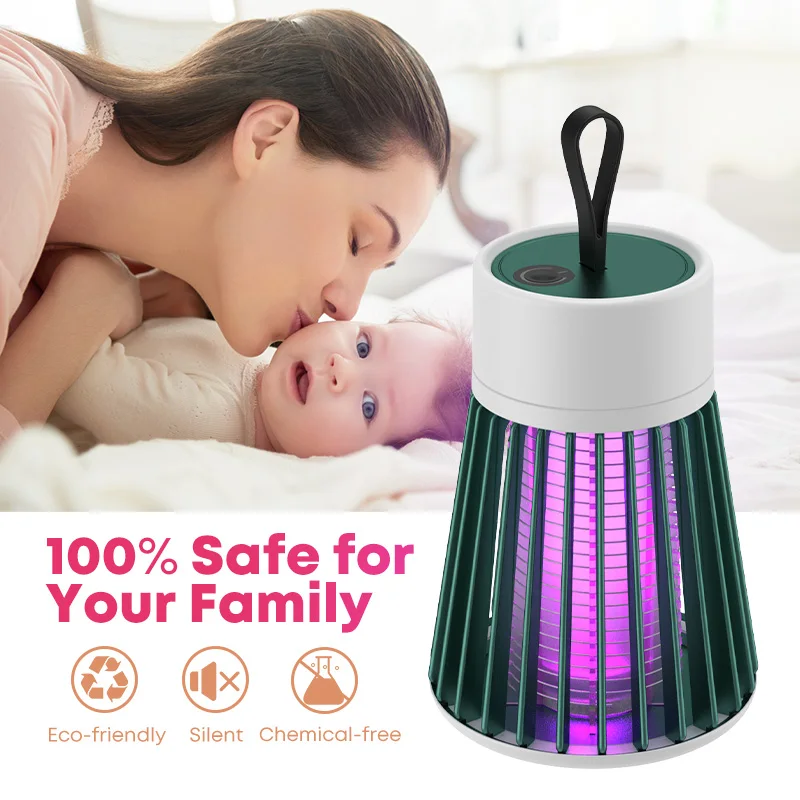 Mosquito Killer Lamp 모기퇴치기 Night Light Mosquito Repellent Electric Insect Trap Recharge Mosquitoe Eliminator Bug Zapper