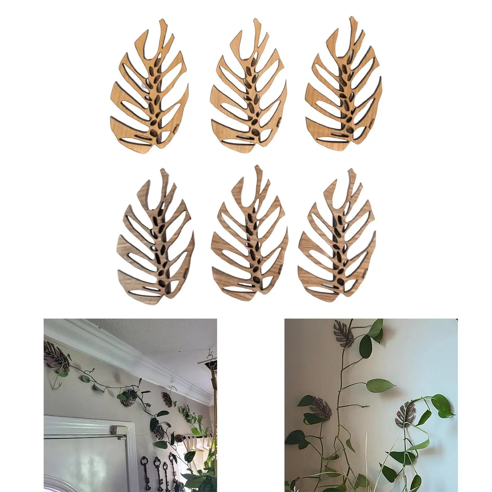 

3Pcs Wall Plant Climbing Brackets Vine Holder for Living Room Entrances