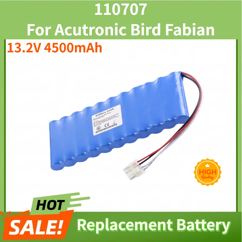 110707 High Quality Battery 13.2V 4500mAh for Acutronic Bird Fabian Replacement Battery
