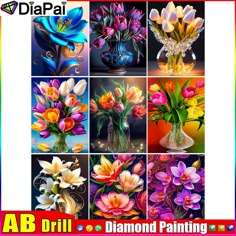 DIAPAI AB 5D Diamond Embroidery Needlework Kit 