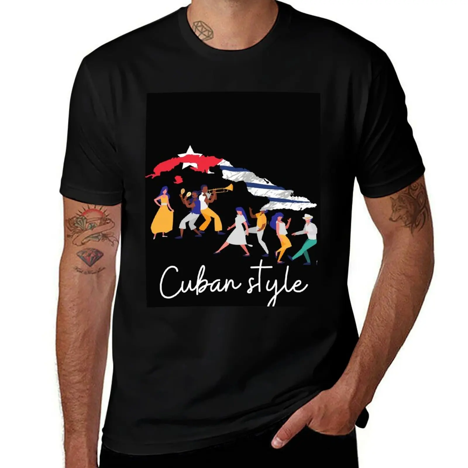 

guayabera , cuban style T-Shirt t shirt for man anime tshirt t shirts with prints T-shirt
