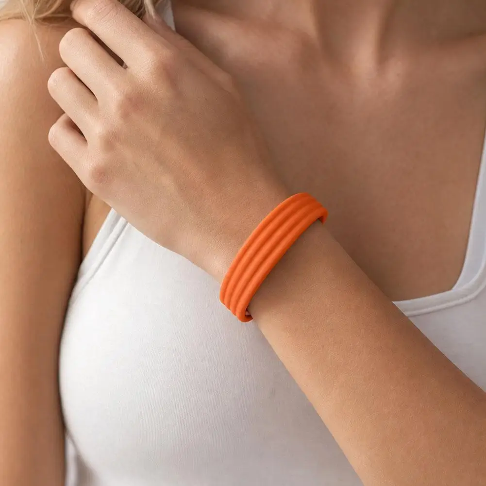 Multi Color Wave Texture Silicone Watch Band For Hume2.0 Soft Adjustable Sport Replacement Wrist Strap for Smart Watch