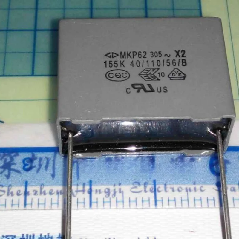 10/100 sztuk nowy oryginalny MKP62 155 305 V 1,5 uf P = 22,5 MM Far Grie kondensator miernikowy C42Q2155K9SC00 — zdjęcie 4