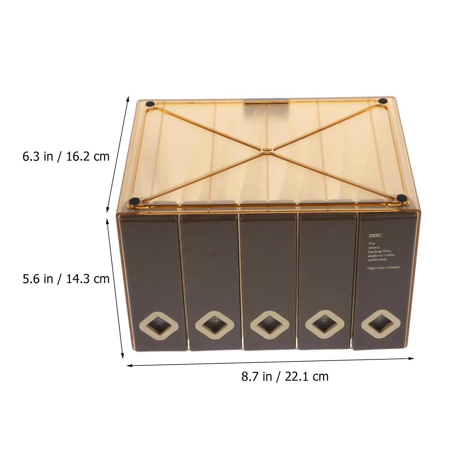 

Large Capacity CD Case Disc Storage Pouch DVDs Wallet Plastic Portable Bag Protects Dust Damp Scratches Travel Zipper