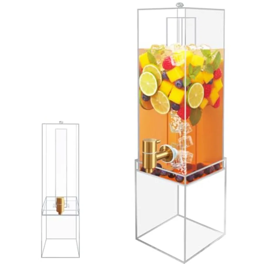 

2 Gallon Drink Dispenser for Parties Beverage Dispenser with Airtight Valve Large Water Drink Dispenser Water Dispenser with St