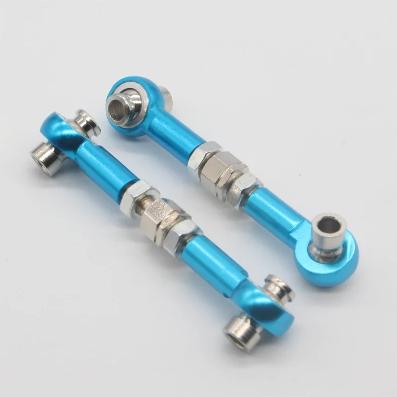 HSP 102017 122017 Aluminum Servo Linkage Set 2pcs Alloy Upgrade Parts for 94122 94123 RC Car Front Rear Link Durable & Precision