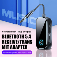 2 In 1 Bluetooth 5.4 Audio Transmitter Receiver 3.5mm AUX Jack Stereo Music Wireless Adapter For TV Car kit Speaker PC Headphone