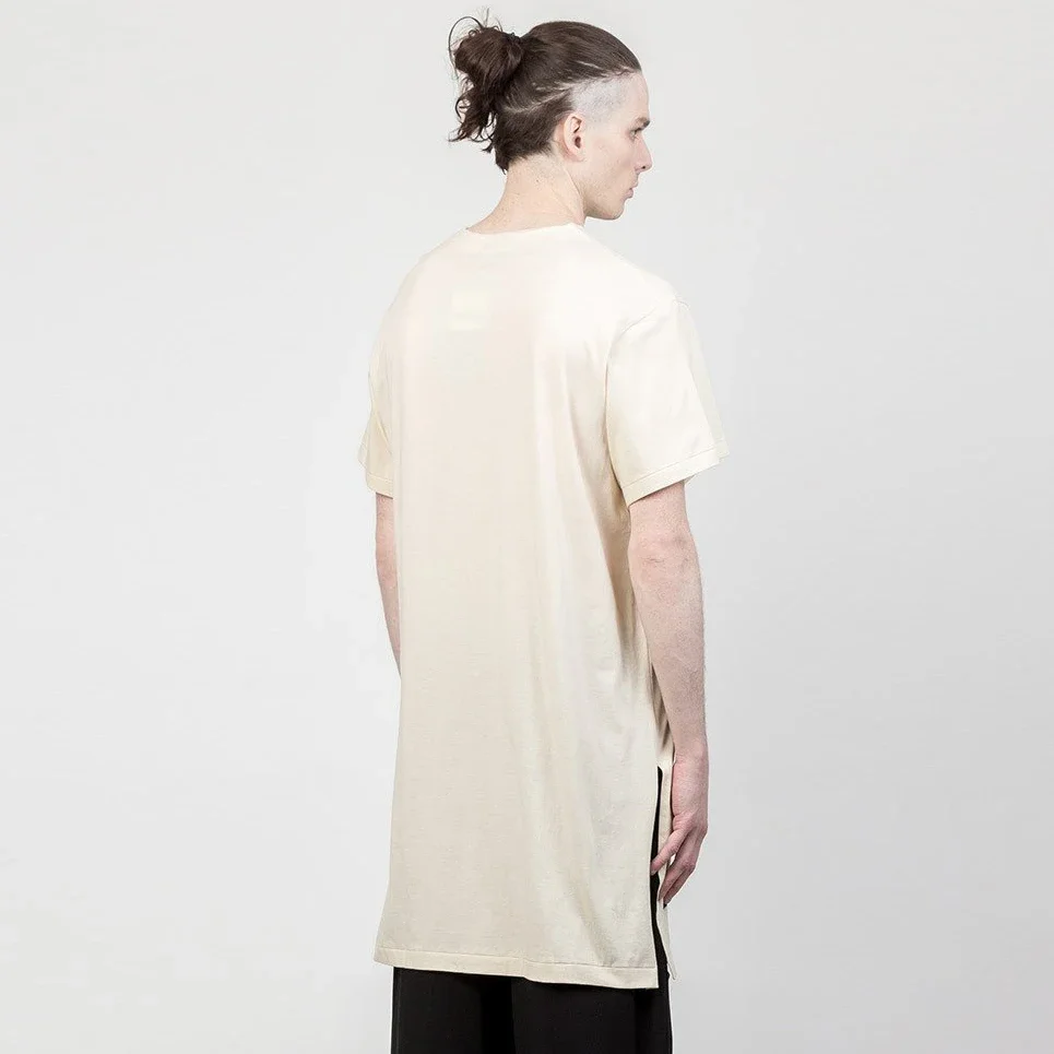 YOJI OOAK Asakura Yuka طباعة مقسمة الأساسية تي شيرت هنري طوق عادية قصيرة الأكمام تي شيرت #5