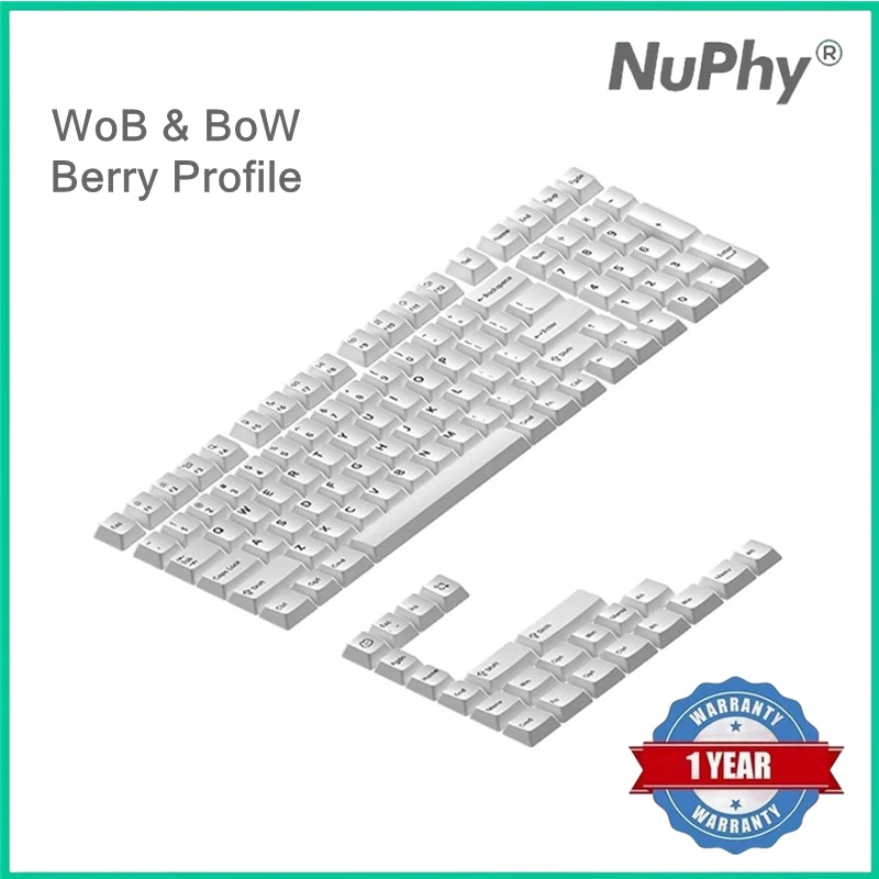

NuPhy WoB & BoW Berry Profile Double-shot PBT Keycaps