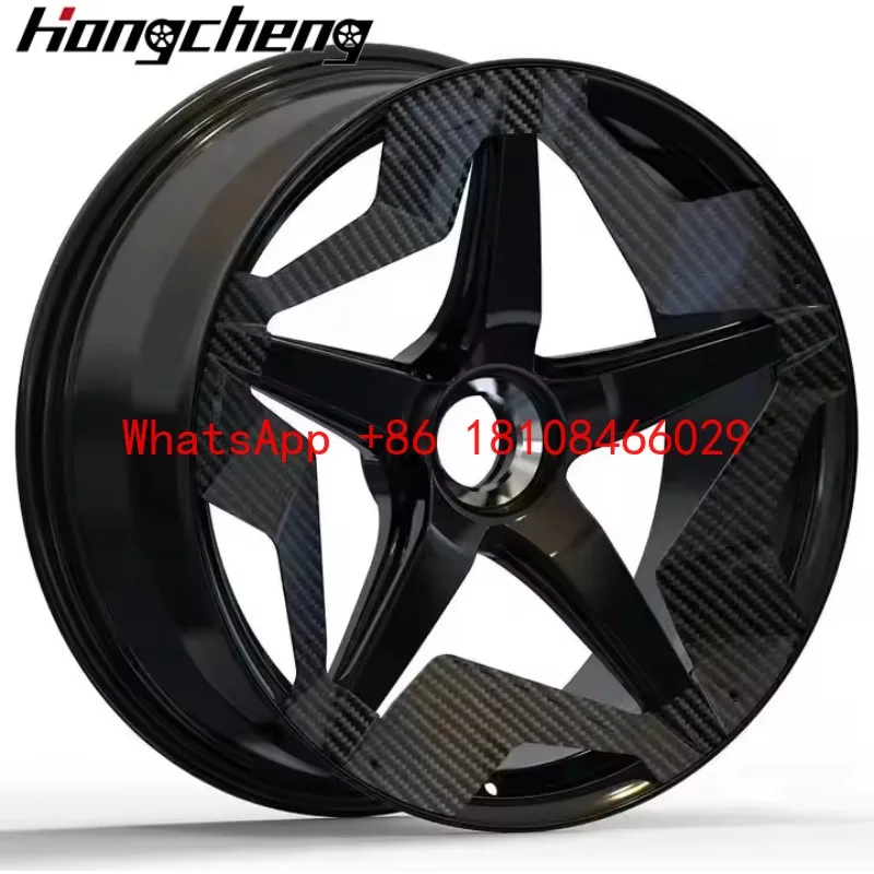 

Кованые диски Custom 22x10, 23x10, 24x12 с карбоновым ободом, высокопроизводительные спортивные колеса
