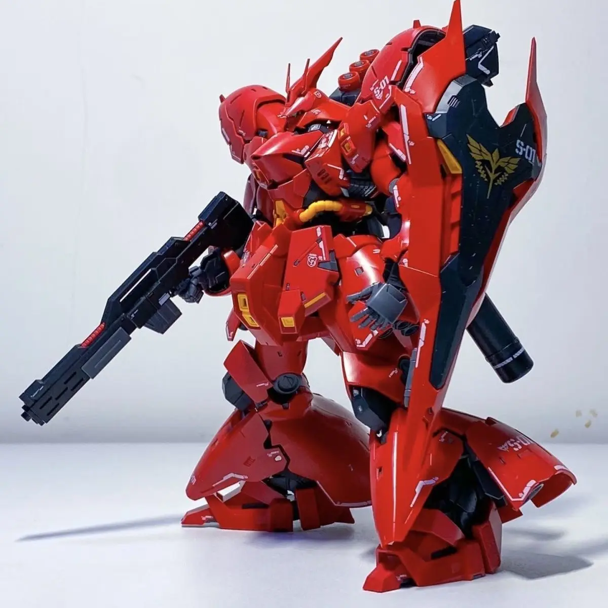 Gaogao modelo RG29 Msn-04 Sazabi, Kit de modelo de ensamblaje, figura de acción, colección de modelos de plástico, estatua, juguetes para niños, regalos de navidad