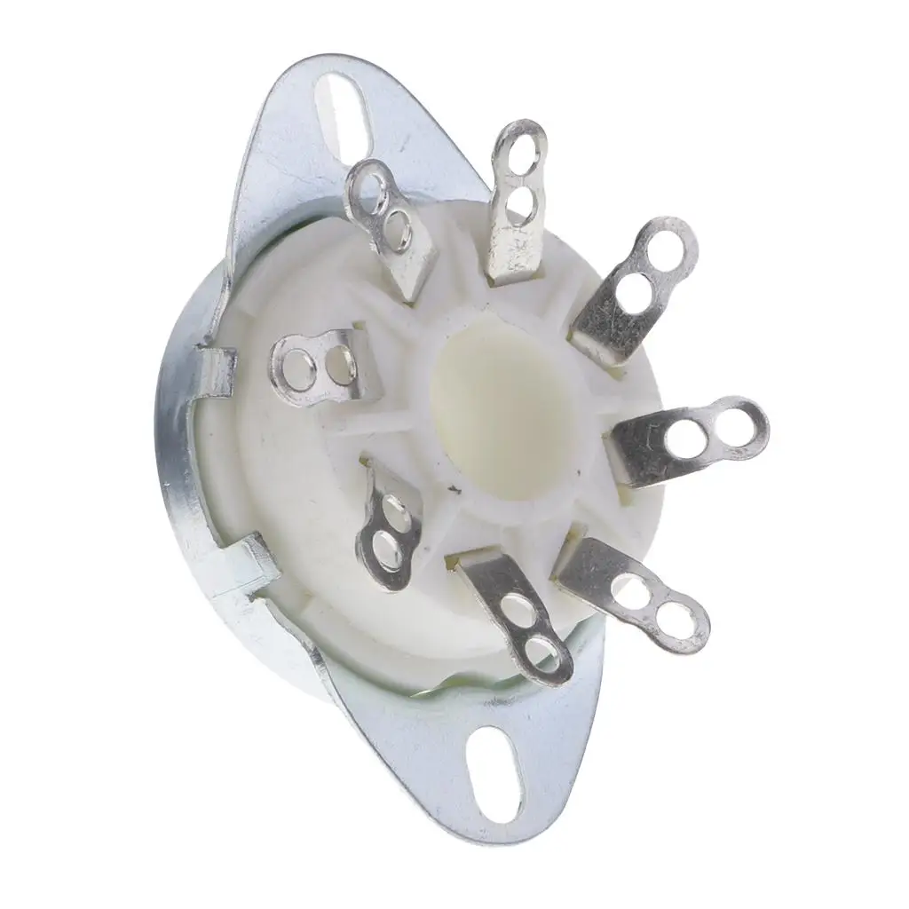 GZC8-Y-6 Керамическая монтажная трубка для печатной платы для KT88/6550/EL34 6SN7 6N8P