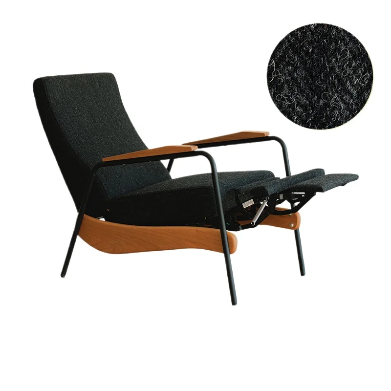 Chaise fonctionnelle, canapé simple multifonctionnel médiéval, chaise paresseuse de salon en tissu, chaise de loisirs inclinable