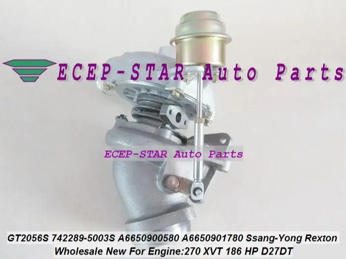 Turbo 742289-0001 A6650901780 742289-0003 742289 742289-5003S A6650901280 A6640900580 For SsangYong Rexton Rodius 270 XVT D27DT