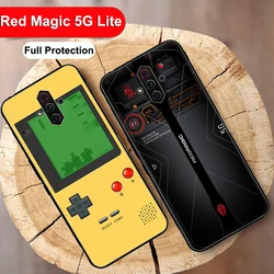 Soft silicone TPU back cover for ZTE nubia Red Magic 5g Lite, shockproof, retro style