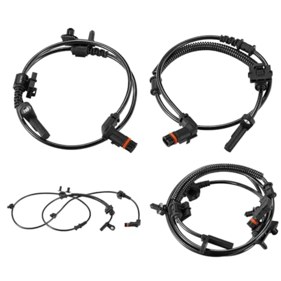 

4Pcs ABS Wheel Speed Sensor Front Rear Left Right Compatible with 2005-2010 300 2008-2010 Dodge Challenger 2006-2010 Dodge Char