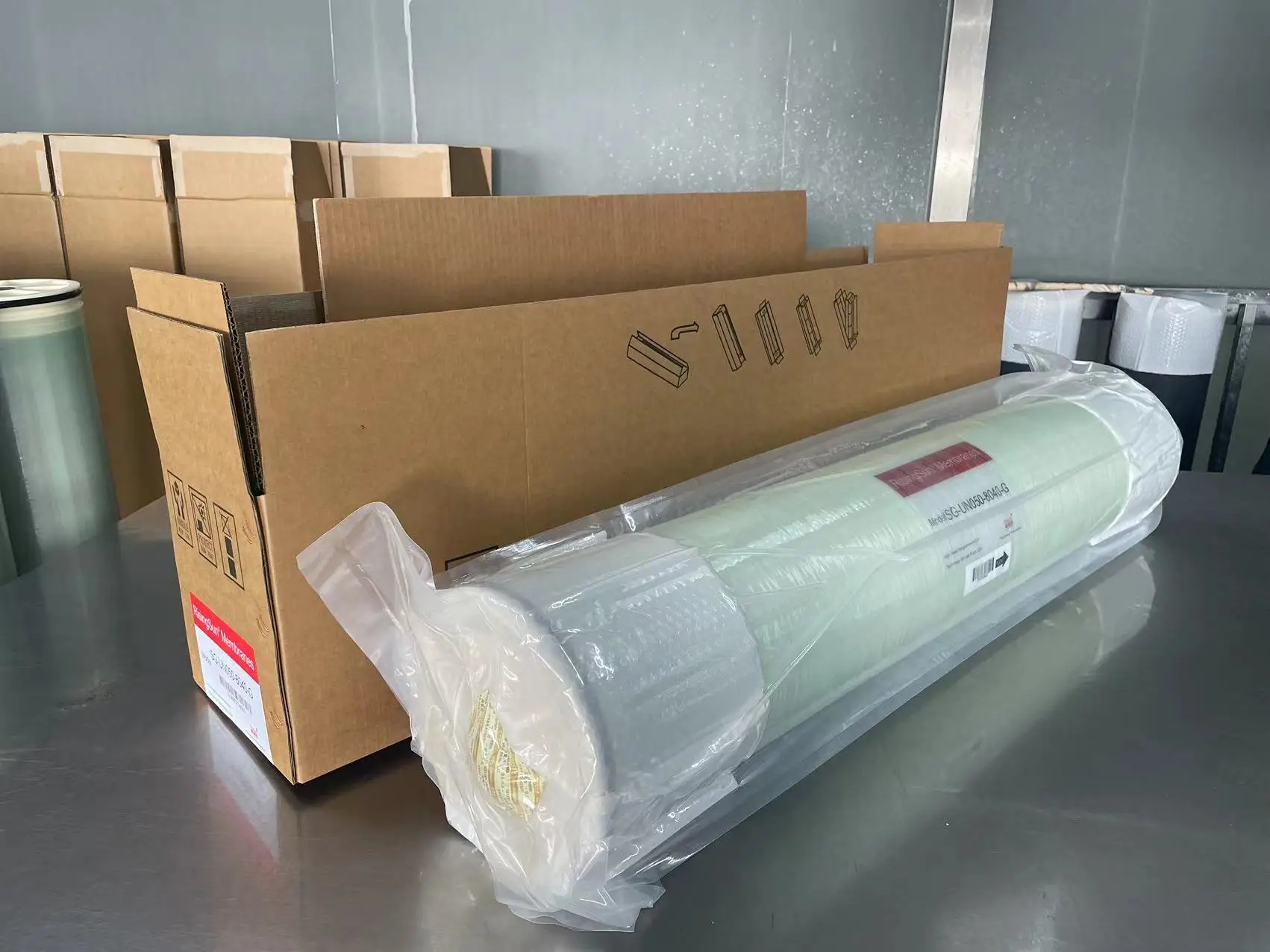 التناضح العكسي، غشاء RO 8040 4040 لمياه محلول ملحي، مياه قوسية، تطبيق صناعي #5