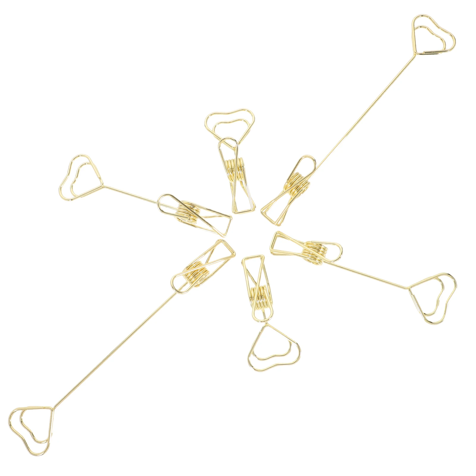 

6Pcs Memo Holder Stand Clasp Desk Accessories for Office Home Party Table Card Holders Paper Clip Memo Holder Modern Design