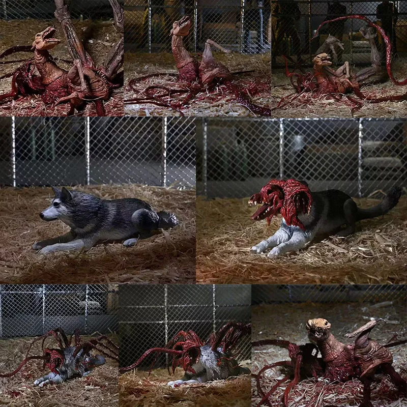 NECA Figure Collectible The Thing Deluxe Ultimate Dog Creature Scale Set Action Figure Predator Accessories Scale Figures Toys