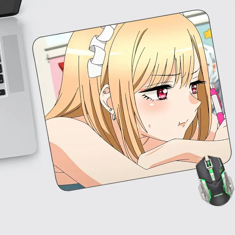 

Anime Kitagawa Marin Mouse Pad Small Gaming Accessories Keyboard Computer Offices Desk Mat Pc Gamer Non-slip Rubber Mousepad