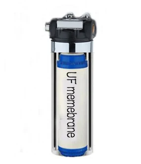 Tratamiento de agua para el hogar, acero inoxidable 304 con cartucho de filtro cerámico de 10 pulgadas y 0,2 micrones