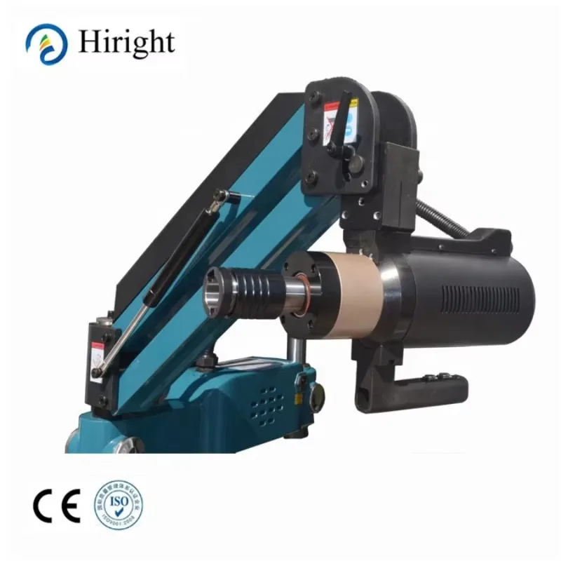 Machine à bras de taraudage électrique Flexible M3-12 avec support de robinet 6 pièces