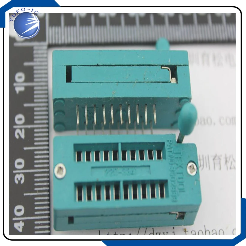 2PCS/LOT 20P lock block IC block 20PIN test block 20P live socket connector