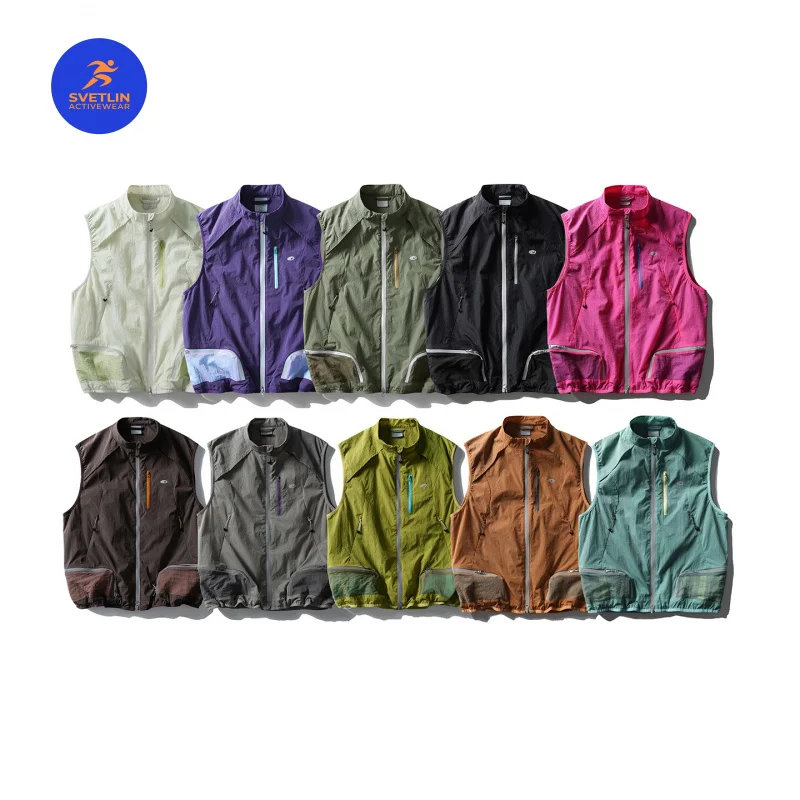 W2EJOURNEY Unisex Reflective Slightly Loose Vest Autumn Outdoor Lightweight Sports Fishing Hunting Quick-Drying Hiking Vest