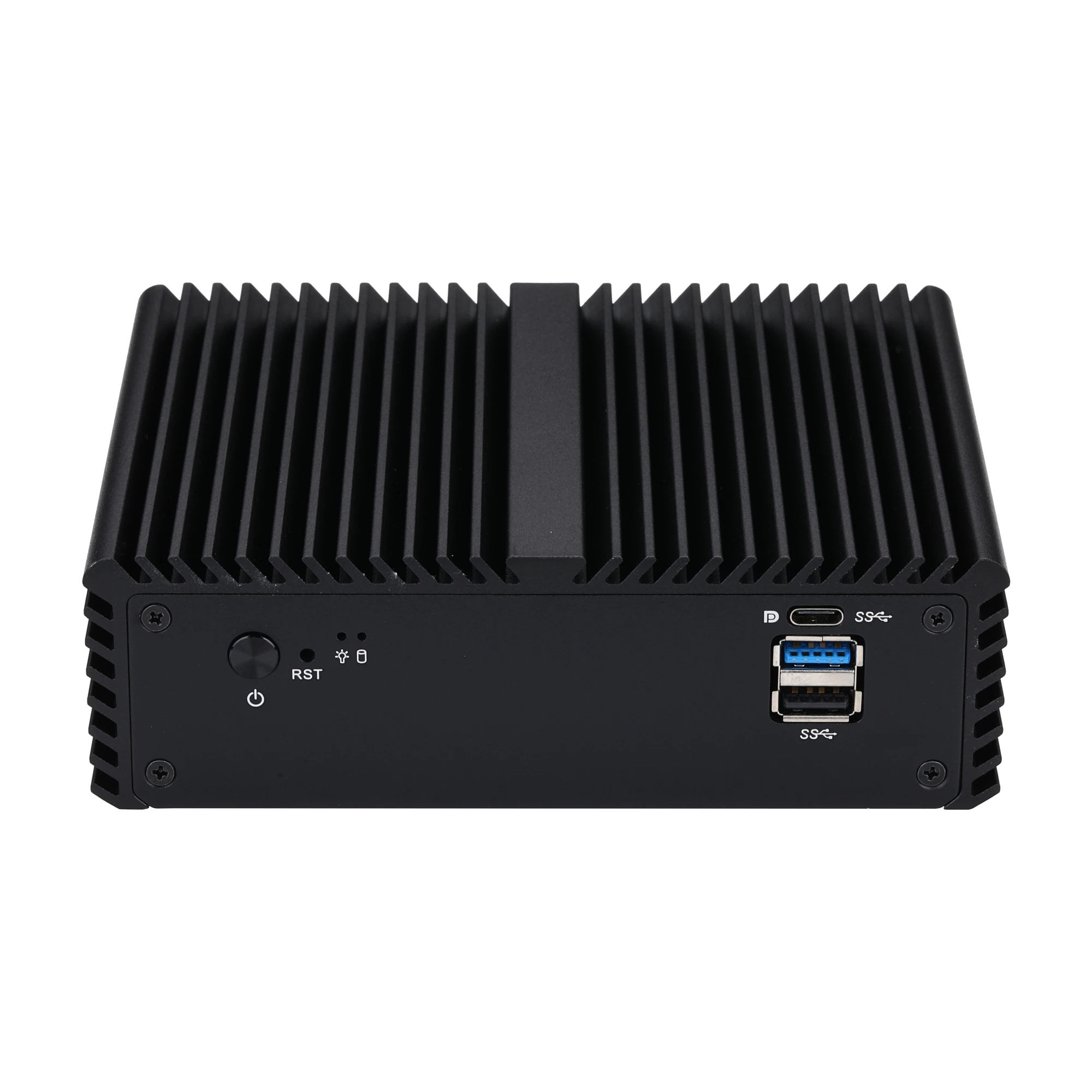 Qotom Fanless Home Server Q10722G4 N5105 Processor S08 -4*Realtek Gigabi Security Gateway Appliance As A Firewall/Gateway/Router