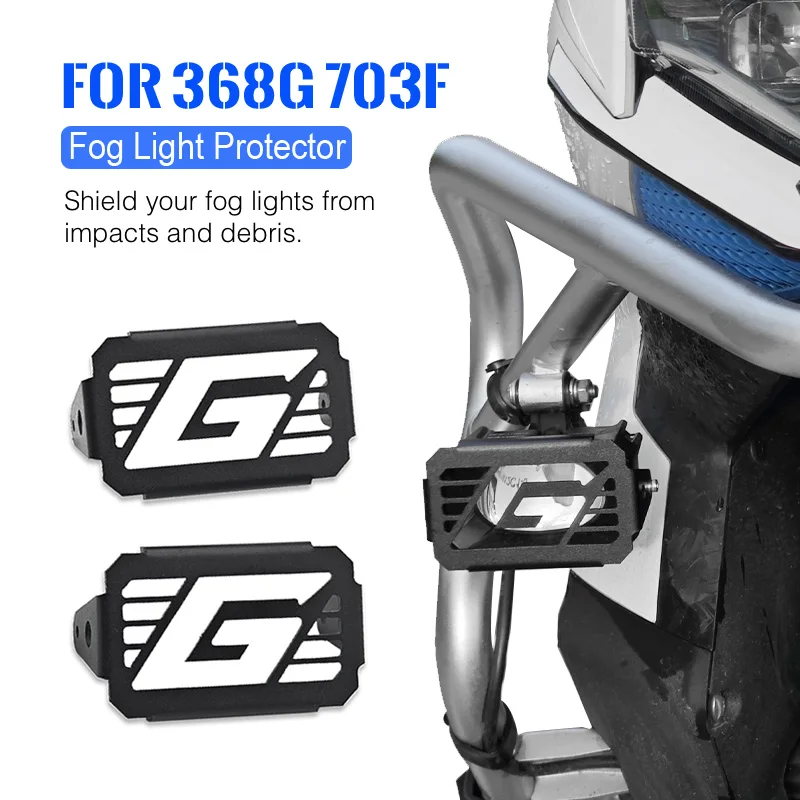 

For Zontes 368G 703F Motorcycle Accessories Fog Light Protector Auxiliary Light Cover Spotlight Guard Headlight Protective Cover