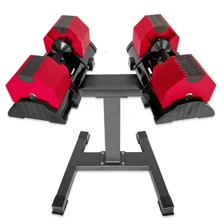 New Electrophoresis 40.5kg 90lb Black Adjustable Weights Dumbbell Set 40kg Dumbbells Rack