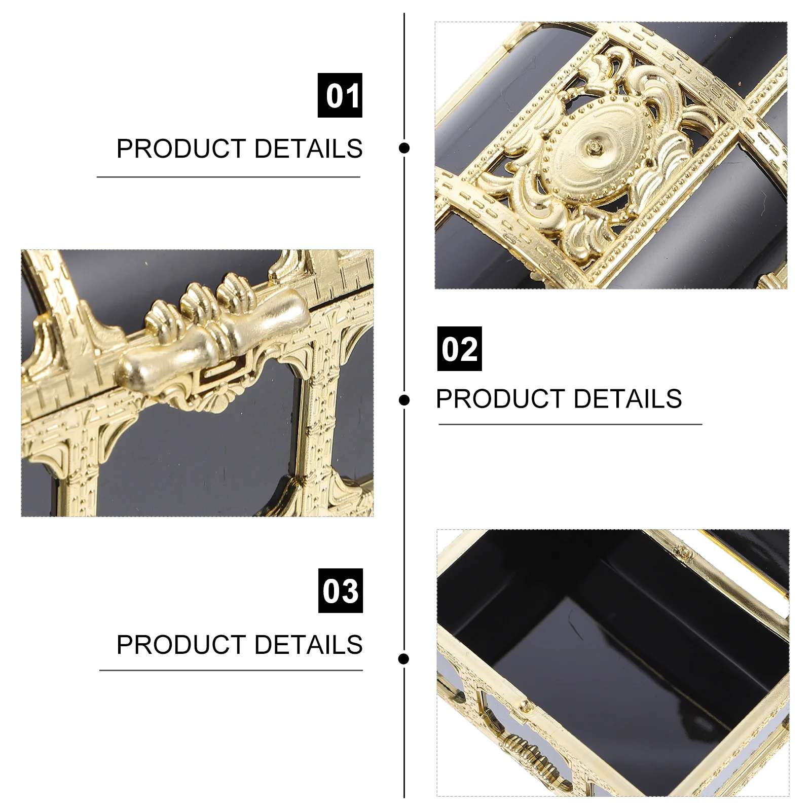 

12Pcs Plastic Pirate Treasure Chest Decorative Trunk Coin Storage Box Game Decoration Treasure Chest Storage Box