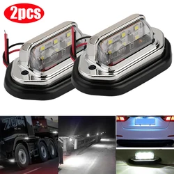 License Plate Light Motorcycle LED Car Truck LED Lights 12V/24V Bus Trailer Tail Lamp Side Bulb Signal Light for Bnw Nissan