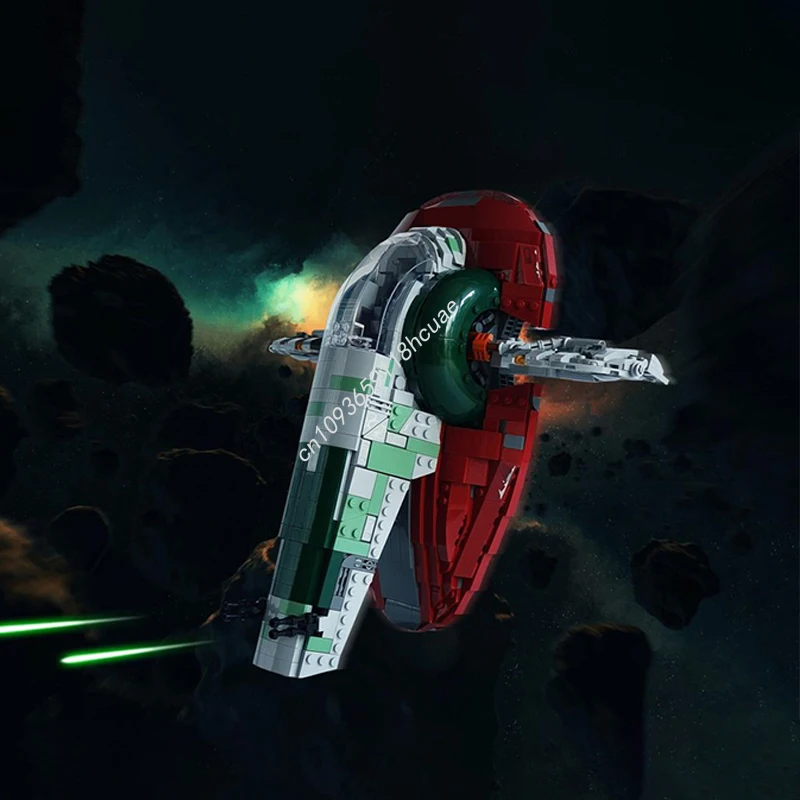 1467pcs MOC Slave I Star Battle Building Blocks Christmas Gift Plastic Color recognition enlightenment toys STEM Educationa