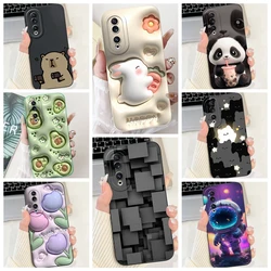 For Honor 90 90lite 90pro Phone Case Soft Matte Silicone Capa For Huawei Honor 90 Lite Funda Goothic Style Cartoon Back Cover