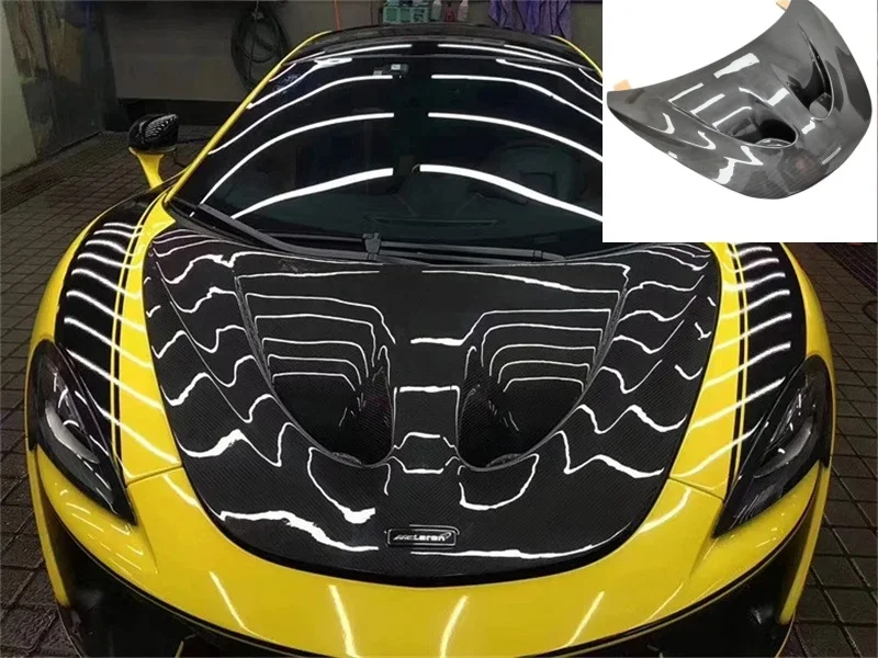 

P1 Style Premium Custom Engine Hood Genuine Carbon Fiber Body Kit for McLaren 540c 570s 570gt 600lt