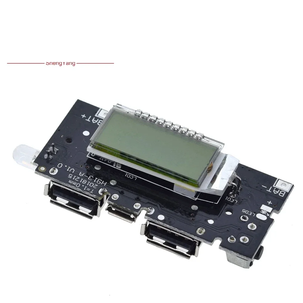 Dual USB 18650 Battery Charger PCB Power Module 5V 1A 2.1A Mobile Power Bank Accessories for Phone DIY LED LCD Module Board