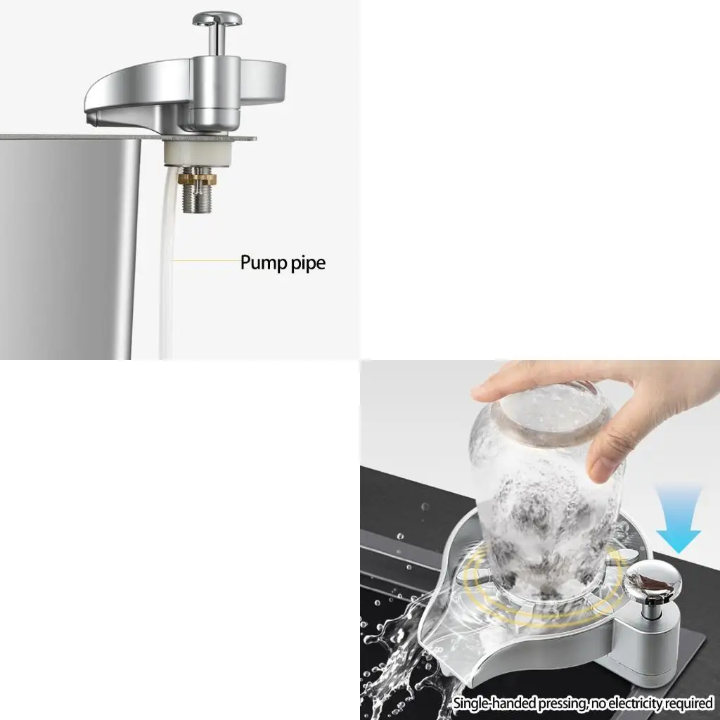 

652F Пресс 2 в 1 Автоматическая стиральная машина Раковина Коммерческая машина для мытья чашек Автоматическая машина для стекла