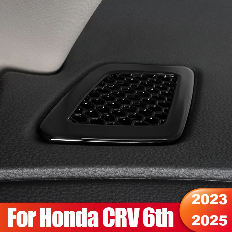 

For Honda CR-V CRV 6th Gen 2023 2024 2025 Hybrid Car Dashboard Air Conditioning Vent Outlet Trim Cover Accessories