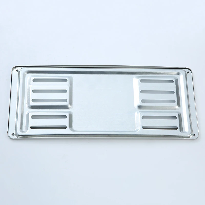 1Pc Stainless Steel Car License Plate Frame Non-rust Strong License Plate Fastener 16x37cm