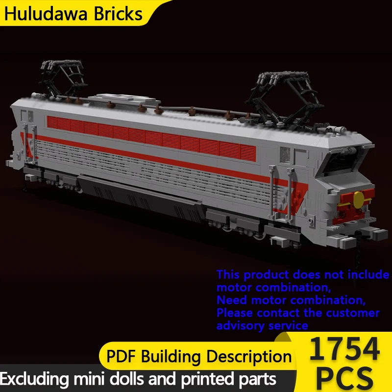 

Модель городской автомобиль MOC, строительные кирпичи CC40100, электрический локомотив, модульная технология, подарки, праздник, сборка, детские игрушки, костюм