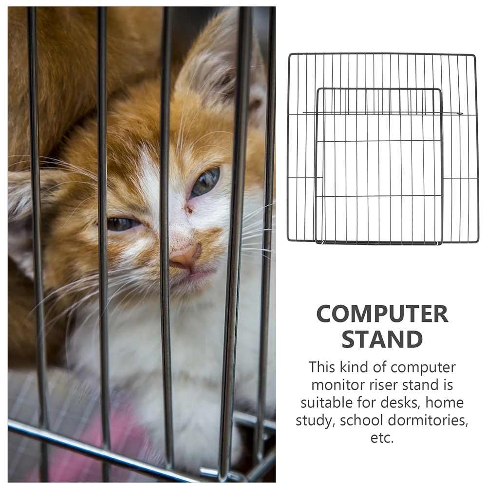 

2Pcs Cat Cage Net Pet Fence Door Playpen Wire Accessories Small Multipurpose Metal Safe Reusable Dog Rabbit Gate