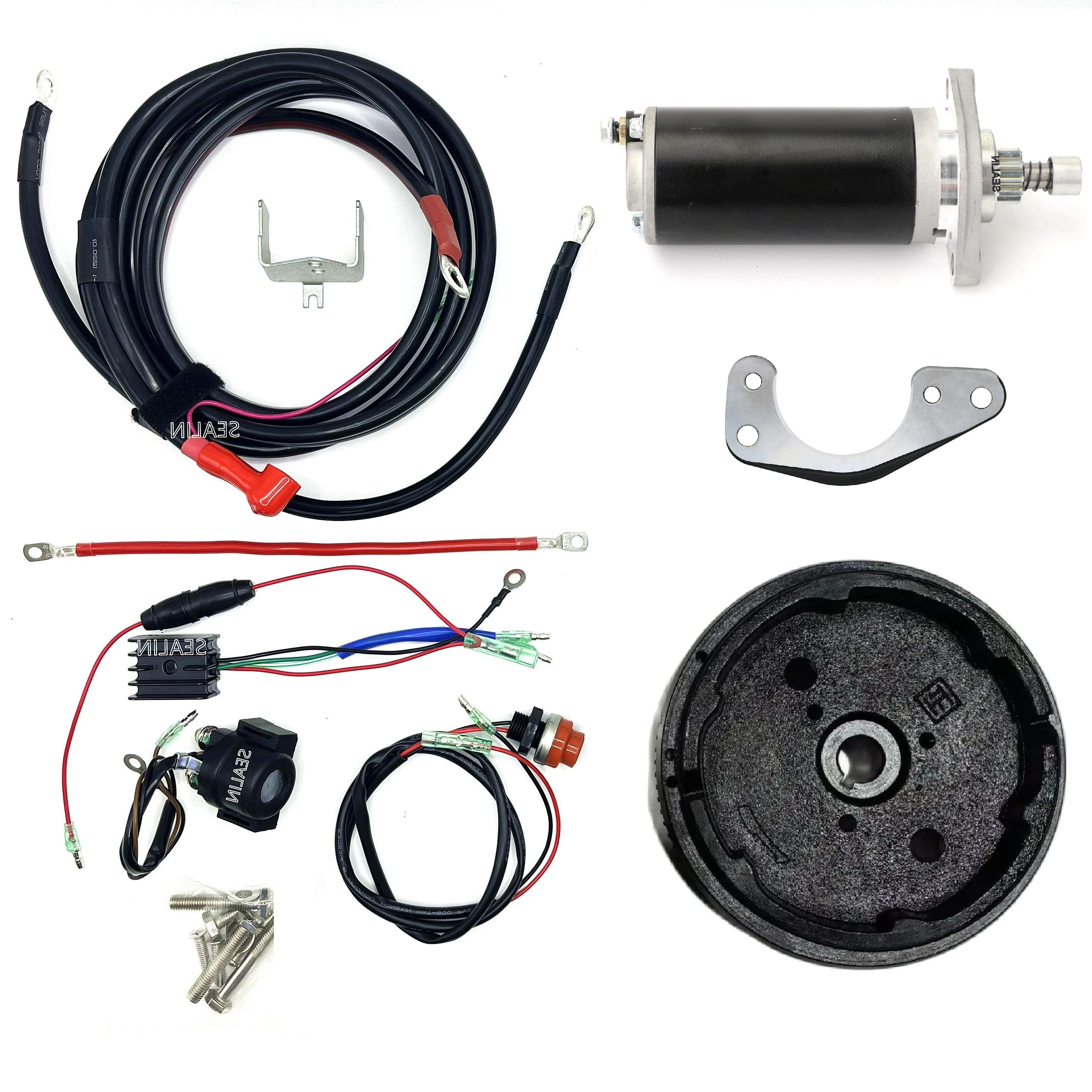 

2 STROKE OUTBOARD MOTOR ELECTRIC START KIT FOR TOHATSU 9.8HP 12HP