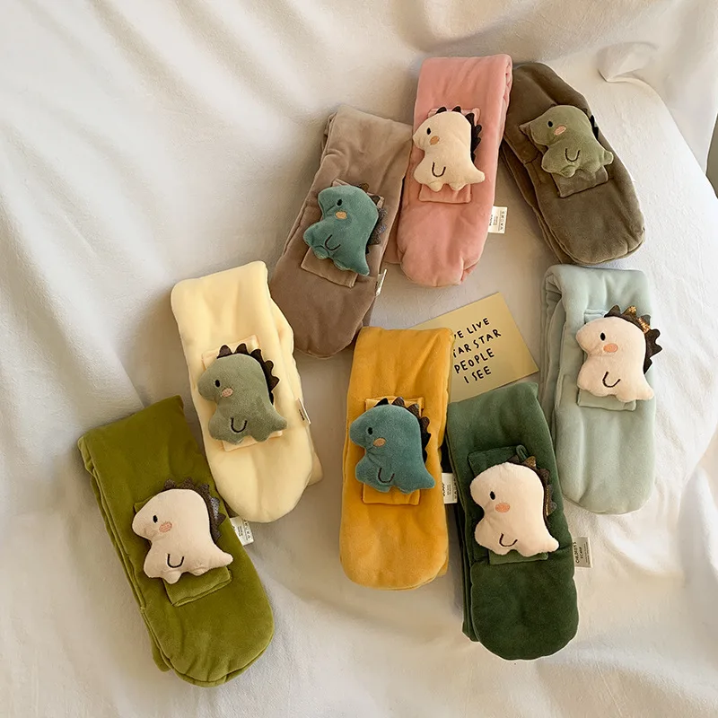 جديد الأطفال وشاح الكورية نمط الخريف والشتاء الكرتون لطيف بلون الطفل وشاح غطاء الرقبة الدافئة للبنين والبنات #3