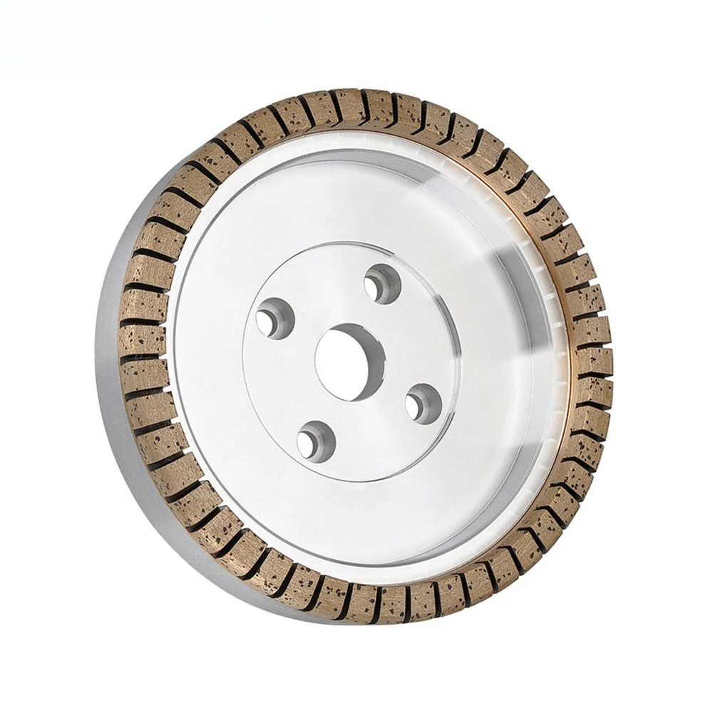 High Quality Full Segmented Profile Diamond Grinding Wheel Outer Segmented Beveling Diamond Wheel for Glass Grinding STOCK