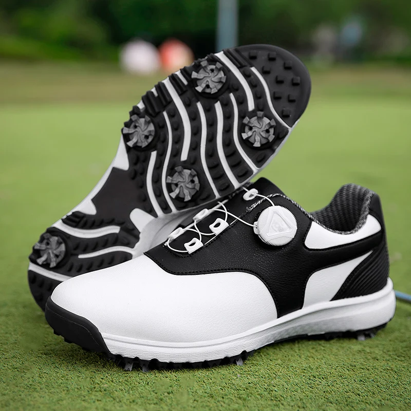 

2026 Best Selling Golf Shoes Men Comfortable Walking Shoes Man Outdoor Lawn Man Golf Sneakers Professional Big Size Walking Shoe