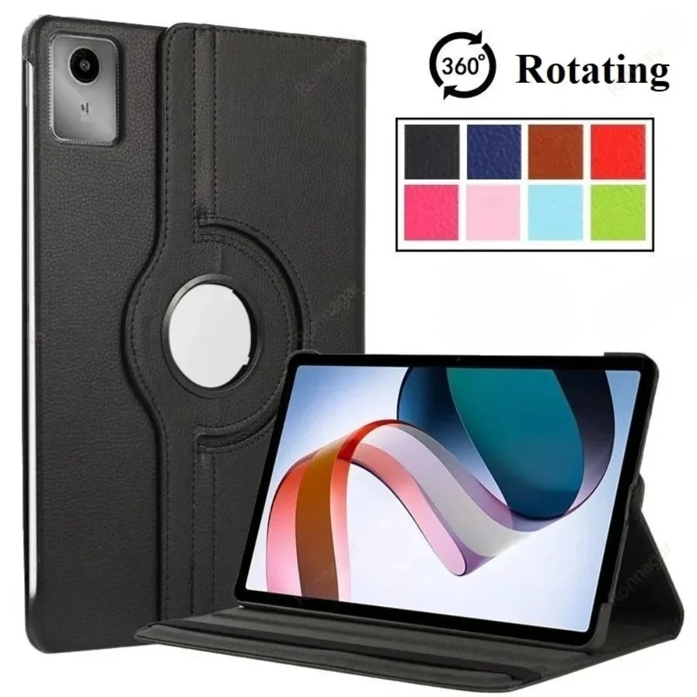 

For Xiaomi Redmi Pad SE 11 inch 360 Degree Rotating Smart Leather Protective Cover For Redmi Pad SE 11 2023 Talet Case
