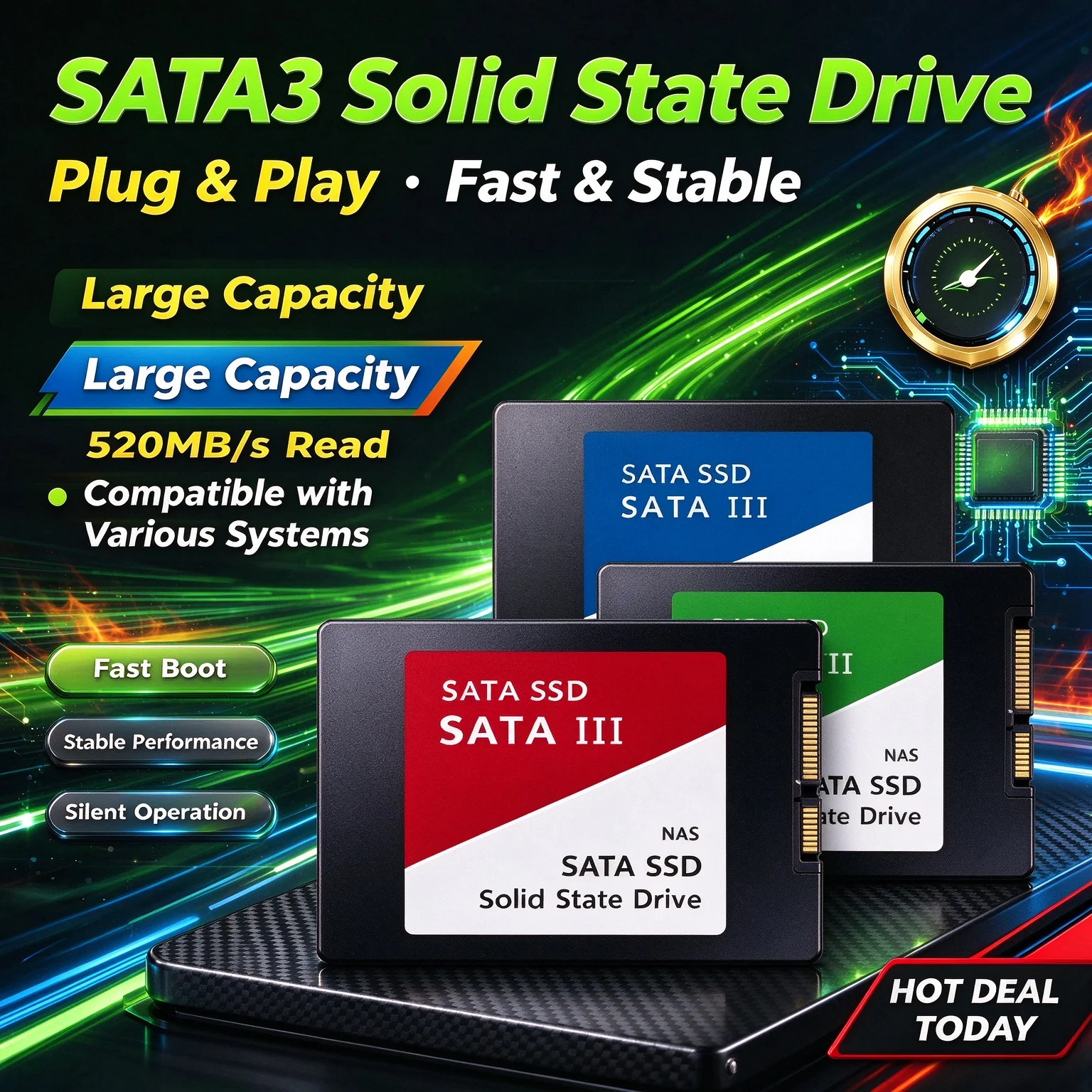 2026 Original New SATA3 SSD 500GB - 4TB Hdd 2.5-inch Hard Disk Disc Internal Solid State Drive for Laptop Desktop Hard Disk
